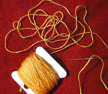 50 Yards of Undyed Spun Silk 20/2 Yarn