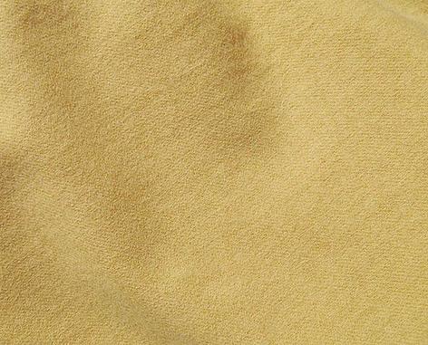 Yellow Gold Hand Dyed Felted Wool Fabric