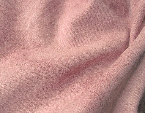 Medium Pink Hand Dyed Felted Wool Fabric