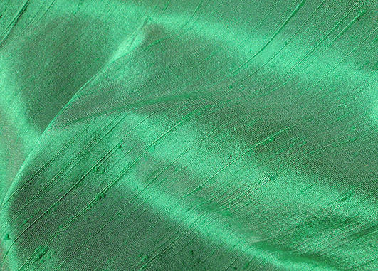 Pearl Green Iridescent Silk Dupioni