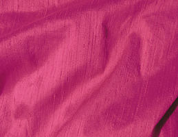 Jewel Tone Magenta Fuchsia Dupioni Silk Fabric