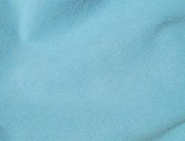 Sky Blue Hand Dyed Felted Wool Fabric