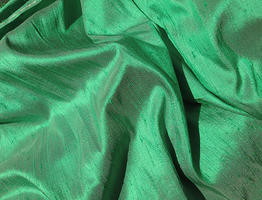 Pearl Green Iridescent Silk Dupioni