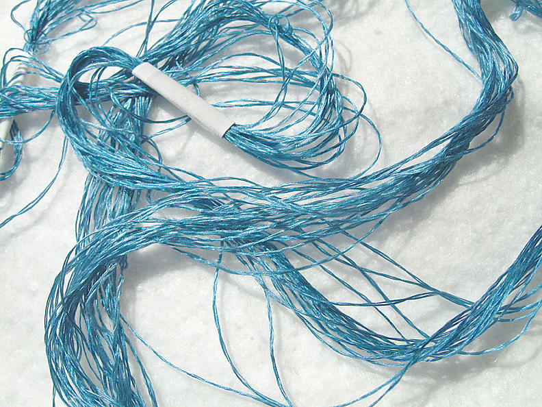 Denim Blue Brilliant Filament Silk Floss ChadQuilt